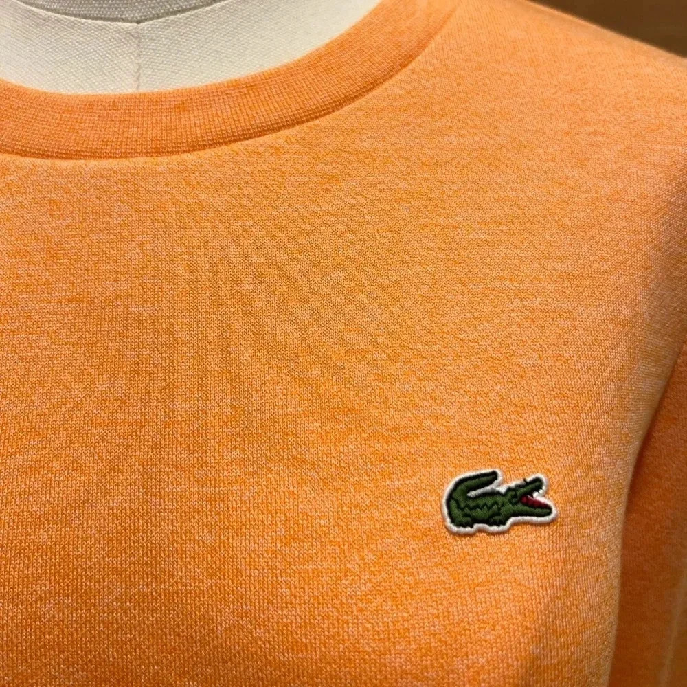 Lacoste Sport - Crewneck Sweatshirt Orange Size Italian 38/US 4 XS/Small Women’s
